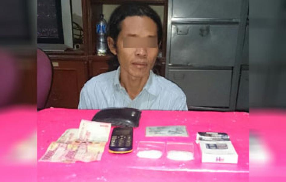 Miliki 2 paket Sabu, Pria di Inhil Ini Tak Berkutik Saat Ditangkap Petugas