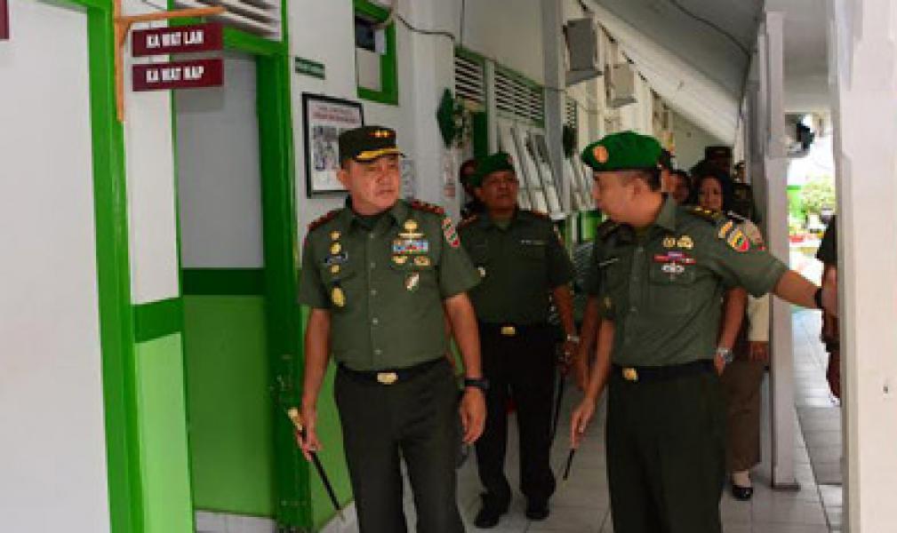 Pangdam I/Bukit Barisan Minta Pelayanan Rumah Sakit Tentara Pekanbaru Maksimal