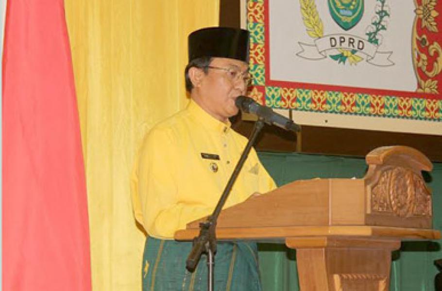Paripurna Milad Inhil ke - 51, Ini yang Disampaikan Bupati HM Wardan
