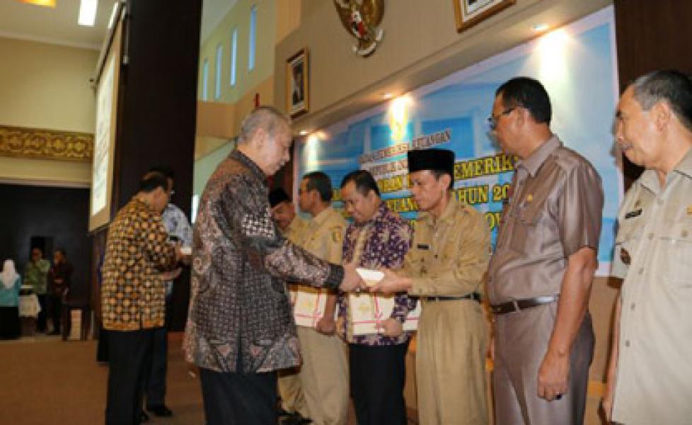 Pemkab Pelalawan Raih Opini WTP Untuk Keempat Kalinya