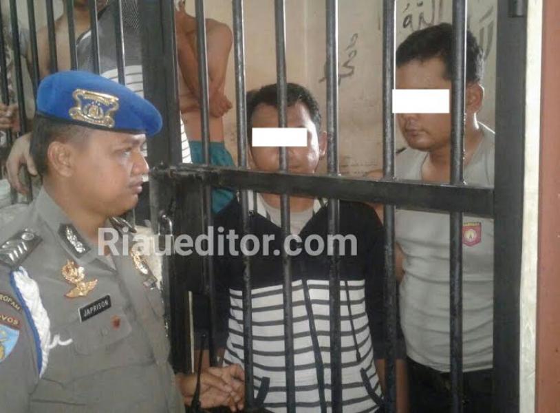Pesta Sabu, Dua Anggota Sat Sabhara Polresta Pekanbaru dan Lima Warga Sipil Ditangkap