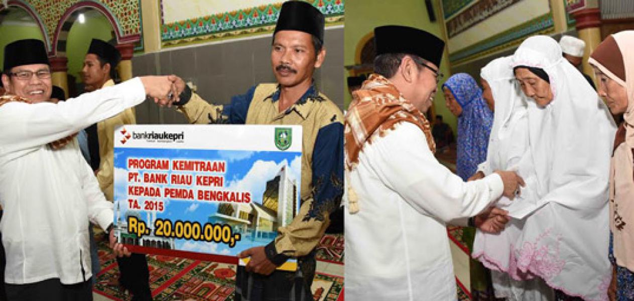 Safari Ramadan Wabup Muhammad di Masjid Jamiatul Mukhlisin