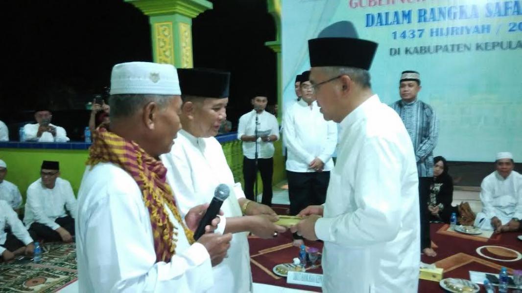 Safari Ramadan di Kepulauan Meranti Gubri Paparkan Pembangunan Riau Pesisir