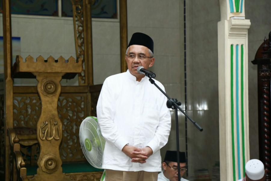 Safari Ramadan di Pelalawan Gubri Apresiasi Kinerja Bupati Beserta Jajaranya