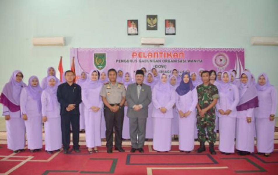 Said Sarifuddin Lantik Pengurus GOW Inhil Masa Bhakti 2016-2020