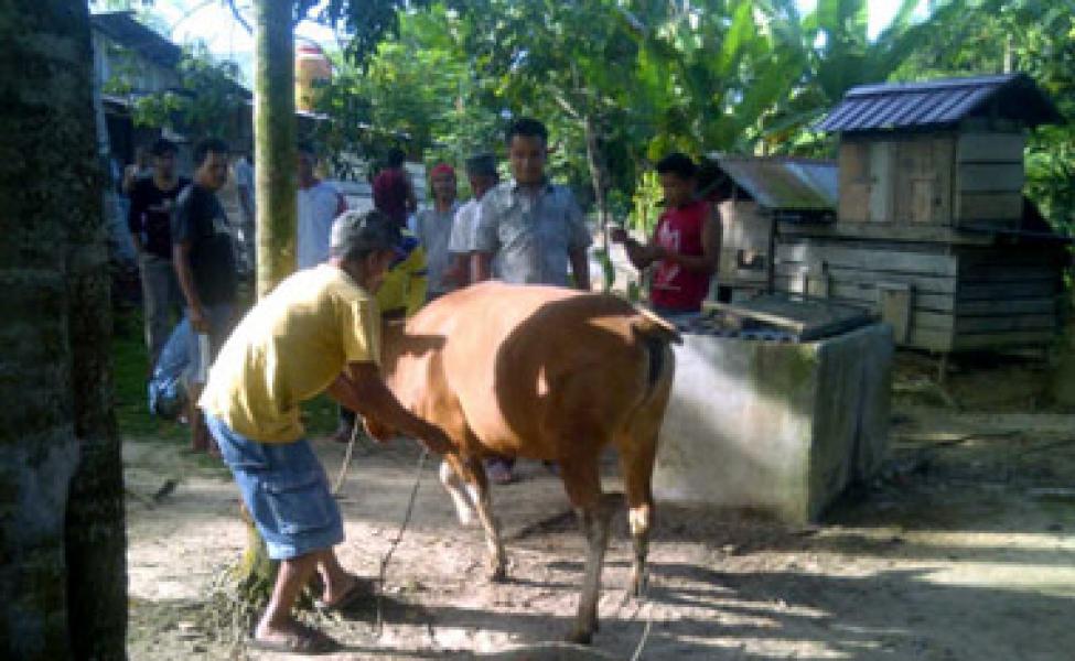 Sambut Ramadhan, Warga Lubuk Raja Gelar Kenduri Sekampung