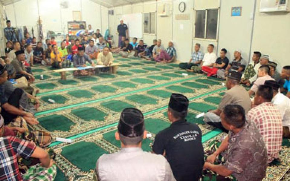 Satgas Kizi Peringati Malam Nuzulul Qur’an di Afrika Tengah