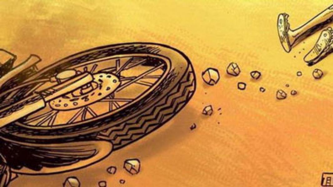 Tabrakan Dengan Beat, Kakek Alami Luka Parah