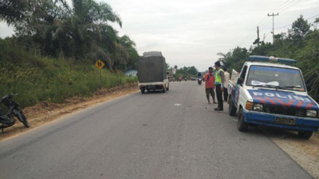Tabrakan Dengan Colt Diesel Pengendara Jupiter Meninggal Dunia