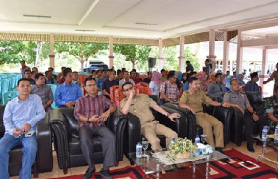 Wabup Muhammad Hadiri Pembubaran PPS se Kecamatan Bengkalis