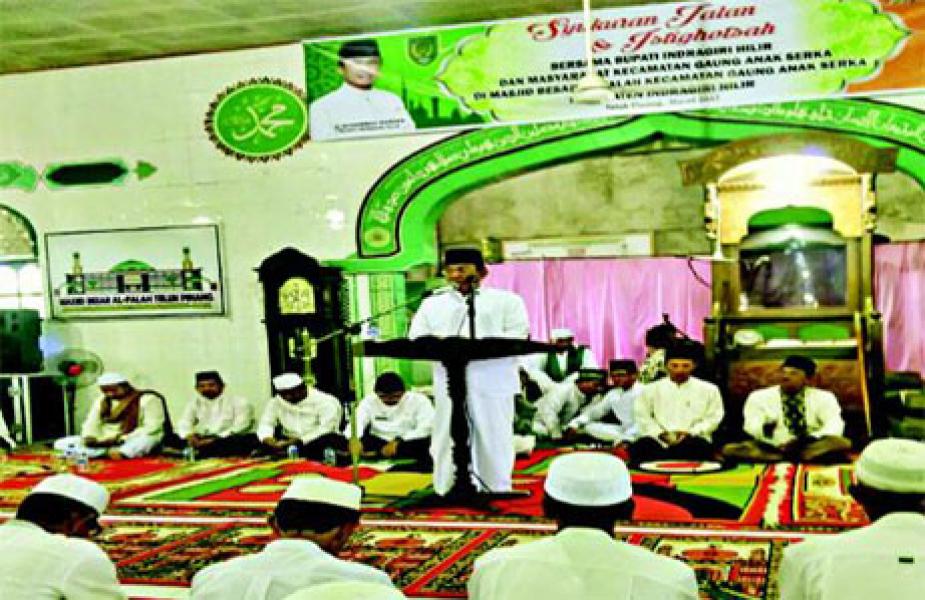 Bupati Wardan Hadiri Syukuran dan Istighasah Di Kecamatan GAS