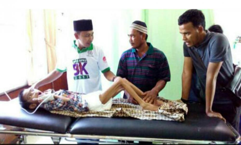 Galang Bocah Diduga Pengidap Kanker Otak Dirawat Di RSUD RM Pratomo