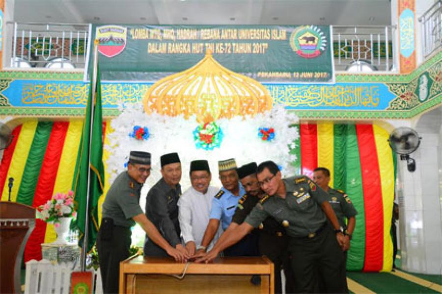 HUT TNI Ke 72, TNI Cegah Paham Radikalisme dengan Lomba MTQ Antar Mahasiswa