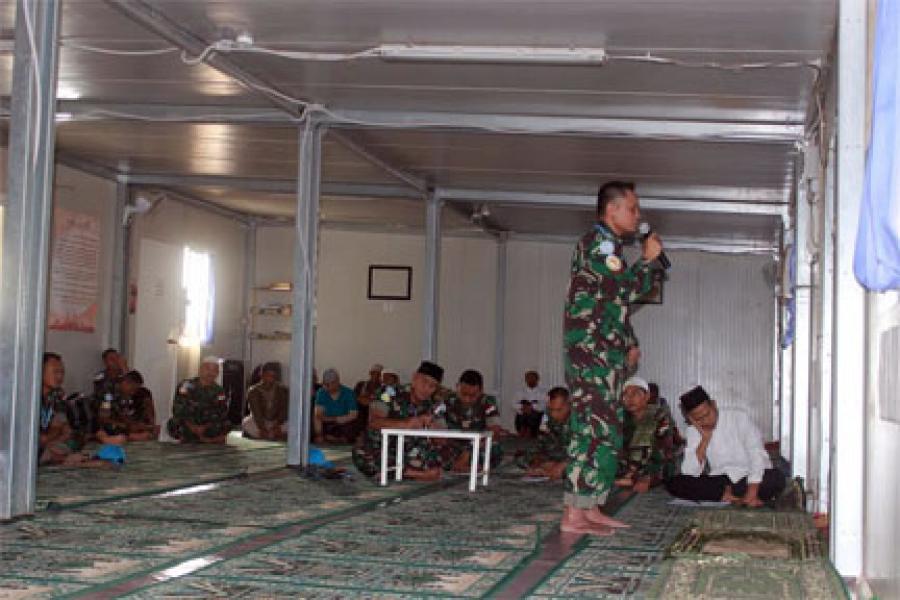 Kontingen Garuda Gelar Lomba Adzan dan Dakwah di Masjid At-Tauhid Sudan