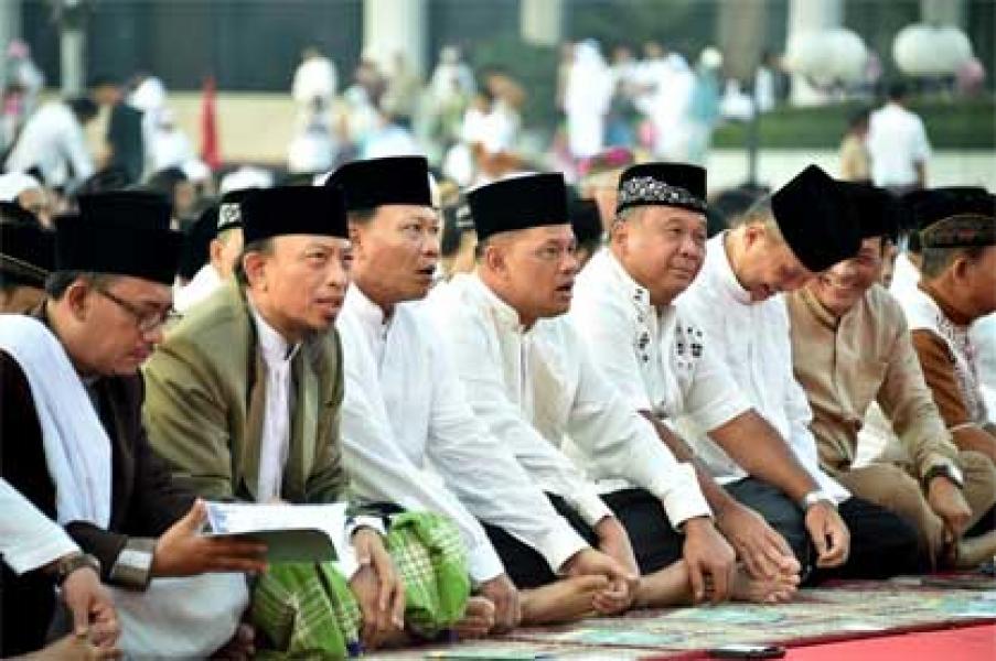 Mabes TNI Gelar Sholat Idul Fitri di Cilangkap