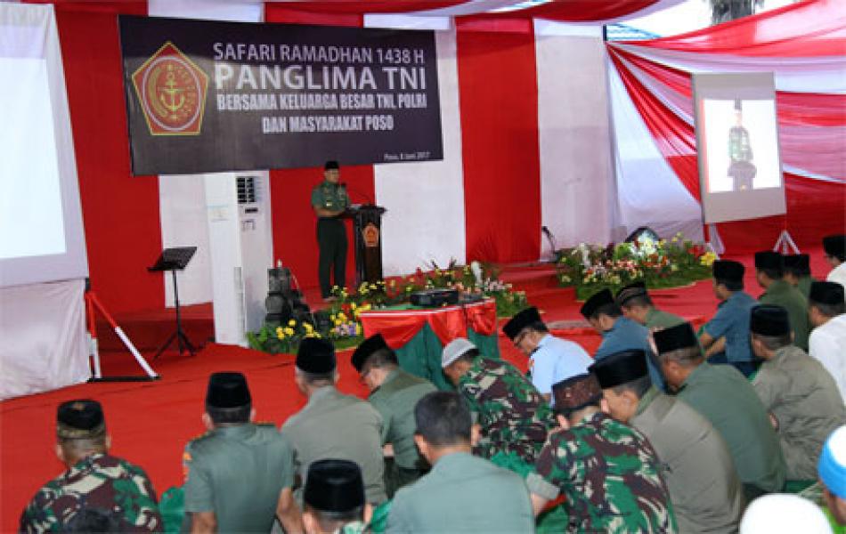 Panglima TNI: Situasi Poso Semakin Hari Semakin Aman