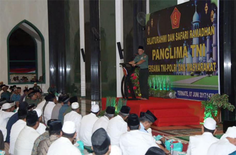 Panglima TNI: TNI Tetap Bersatu Dengan Rakyat dan Ulama Demi Keselamatan Negara