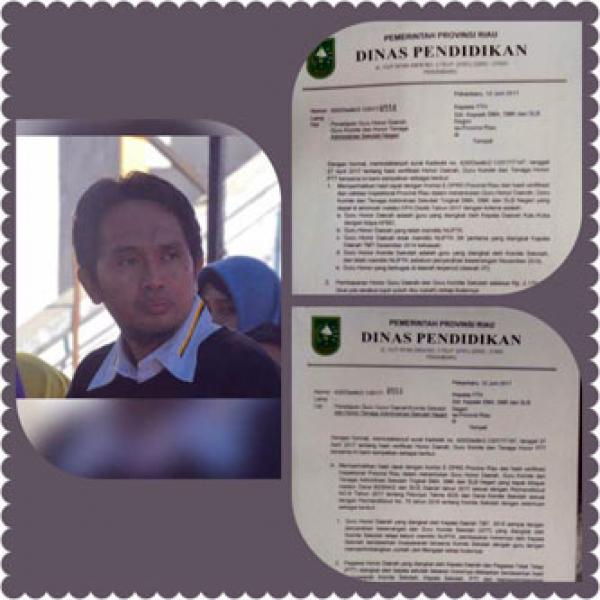 Ratusan Tenaga Kependidikan di Pelalawan Terancam Tak Lebaran