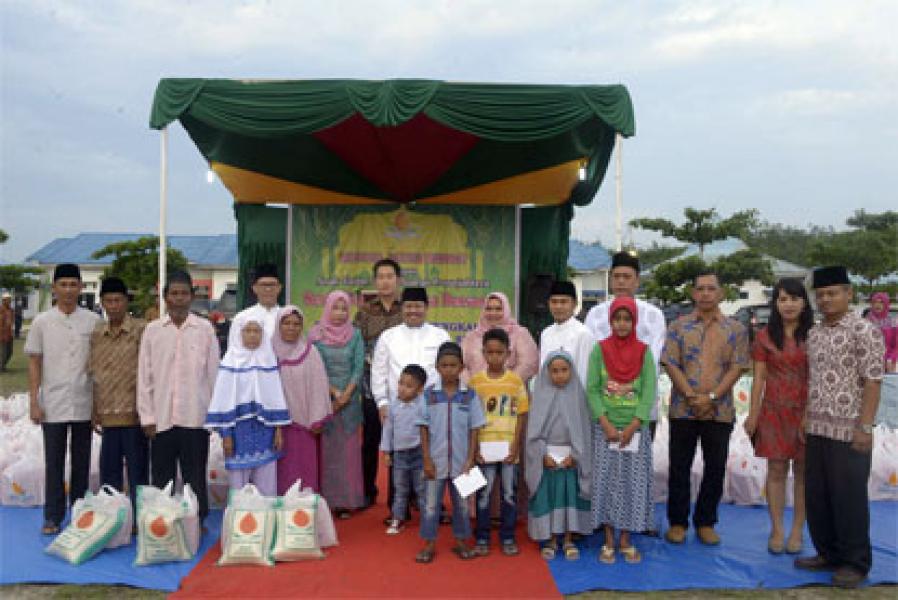 Santuni Kaum Dhuafa dan Anak Yatim, Amril Puji PT MASS