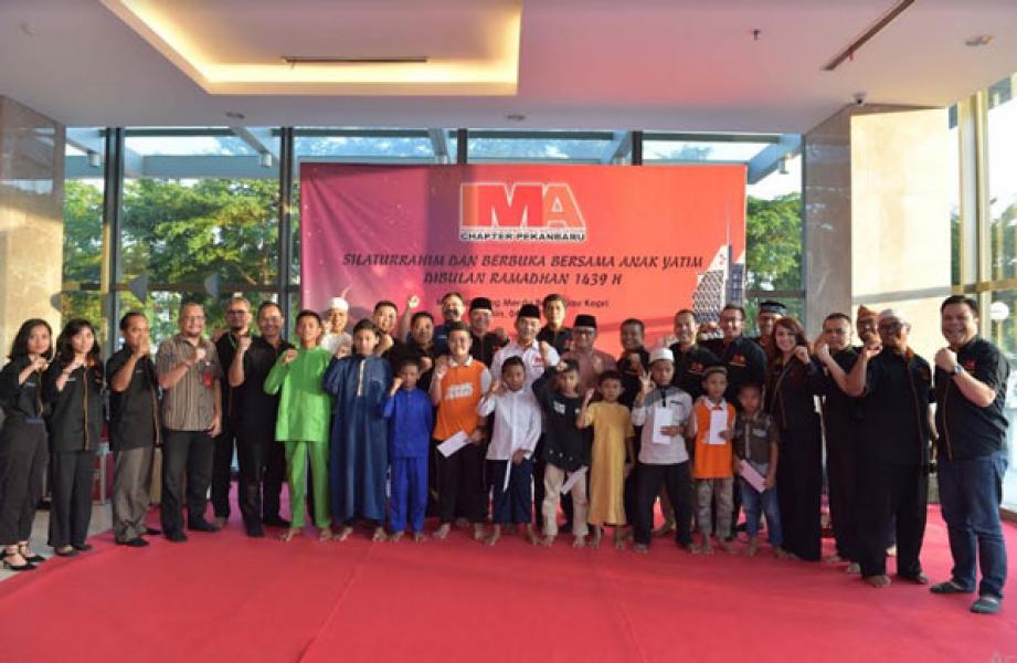 IMA Chapter Pekanbaru Gelar Buka Bersama dan Santuni Anak Yatim.