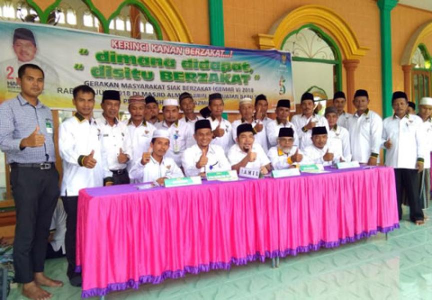 Kerinci Kanan Unggul di Gemar Siak Berzakat Tahun 2018