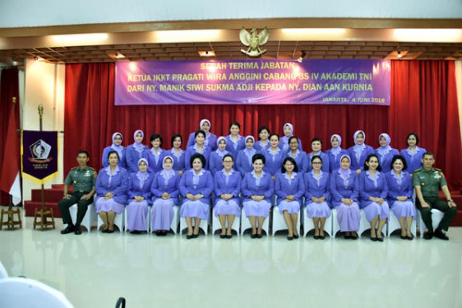 Ketua Umum IKKT Pimpin Sertijab Ketua Cabang BS IV Akademi TNI