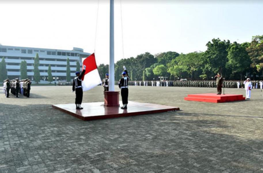 Mabes TNI Gelar Upacara Peringatan Hari Lahir Pancasila  