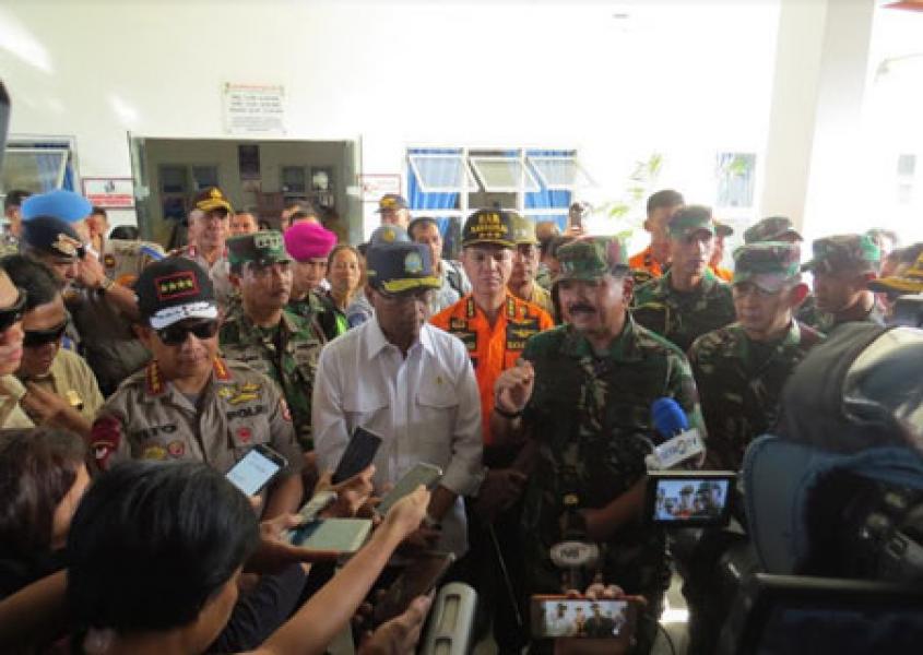 Panglima TNI: Pasukan Khusus dan Peralatan Hidros Diturunkan Untuk Pencarian Korban