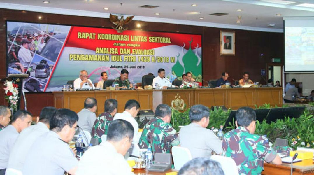 Panglima TNI Ikuti Rapat Koordinasi Lintas Sektoral