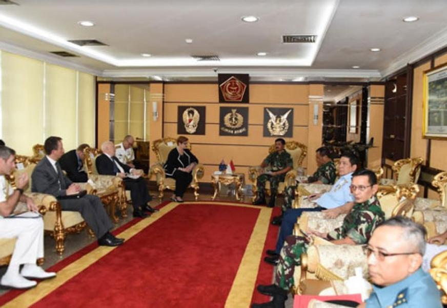 Panglima TNI Terima Kunjungan Kehormatan Menhan Australia