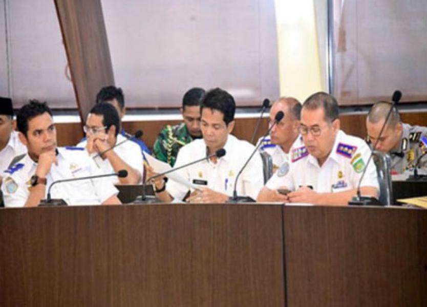 Plt Kadis Perhubungan Bengkalis Hadiri Rakor Persiapan Angkutan Lebaran