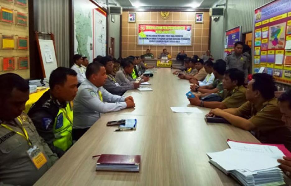 Rakor Kesiapan Ops Ketupat Muara Takus 2018, Kodim 0313/KPR Siap Membantu