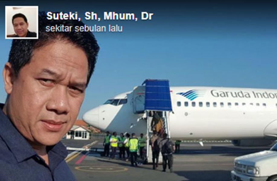 Undip Berhentikan Profesor Suteki yang Diduga Dukung HTI