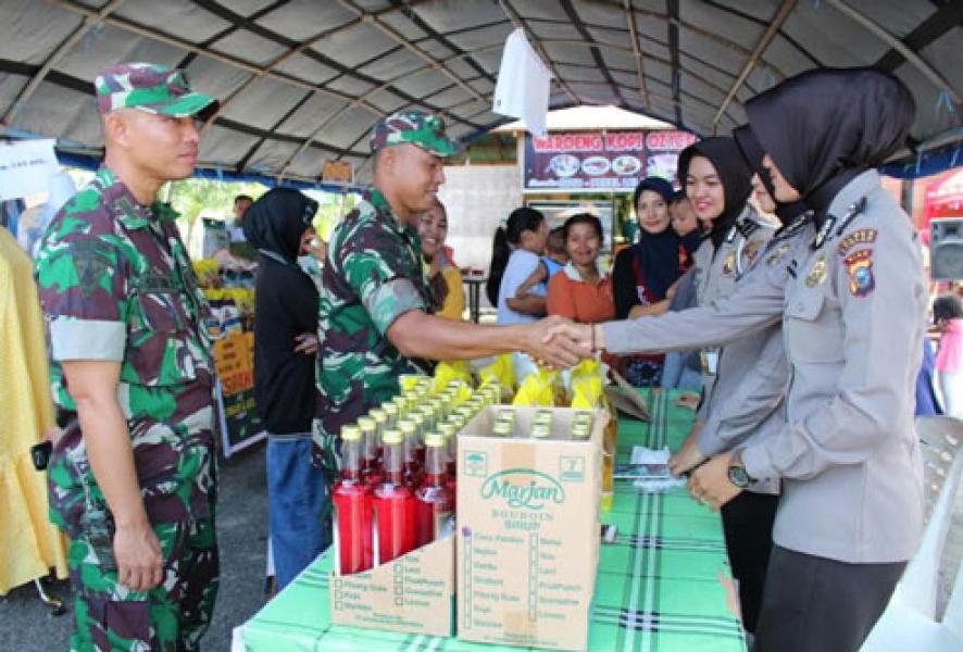 Yonif 132/BS Gelar Bazar Ramadhan