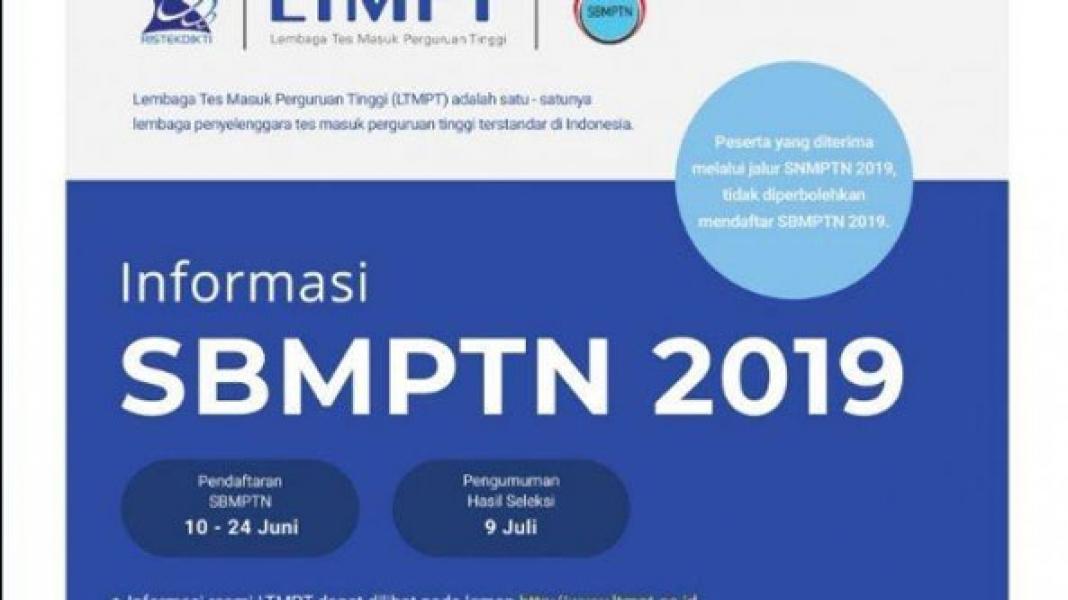 714.652 Peserta Daftar SBMPTN 2019, 85 PTN Sediakan Kuota 40%, 552.614 Peserta Dipastikan Gagal