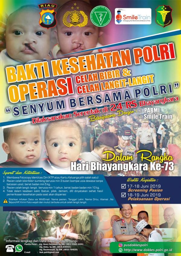 HUT Bhayangkara ke-73, Polri Gelar Bakti Sosial, Masyarakat Silahkan Mendaftar