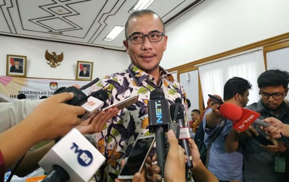 KPU Sejak Awal Sudah Tahu Ma�ruf Amin Punya Jabatan di Dua Bank