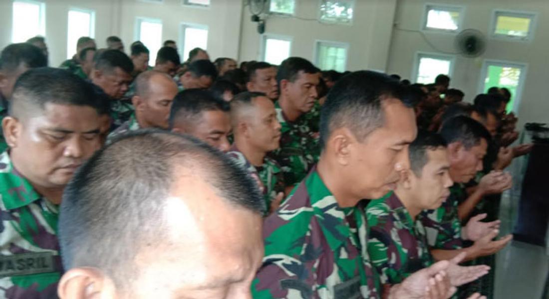 Kodim 0313/Kpr Gelar Sholat Ghoib Dan Doa Bersama Untuk Jenderal TNI Purn George Toisutta