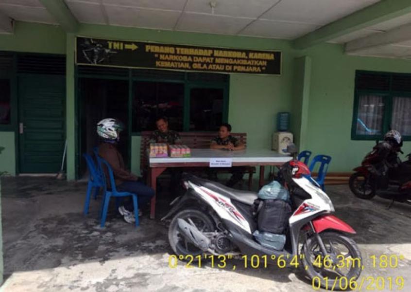 Koramil 07/Kampar Siapkan Rest Area Bagi Pemudik