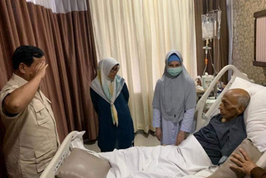 Penghormatan Terakhir Prabowo untuk George Toisutta