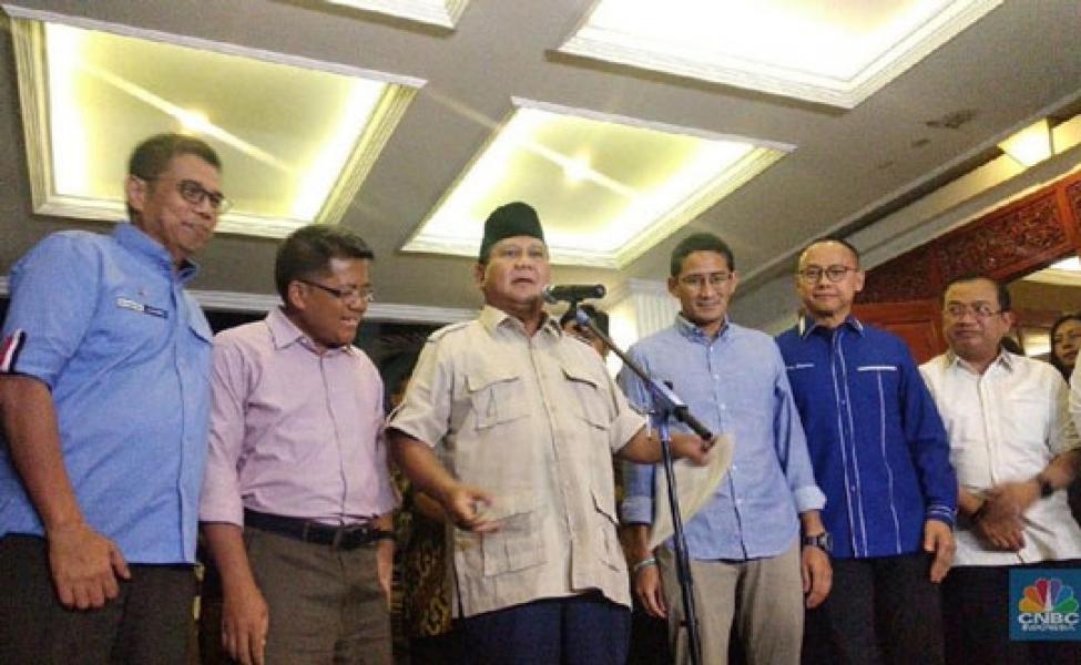 Prabowo Tak Ucapkan Selamat ke Jokowi, Ini Pidato Lengkapnya