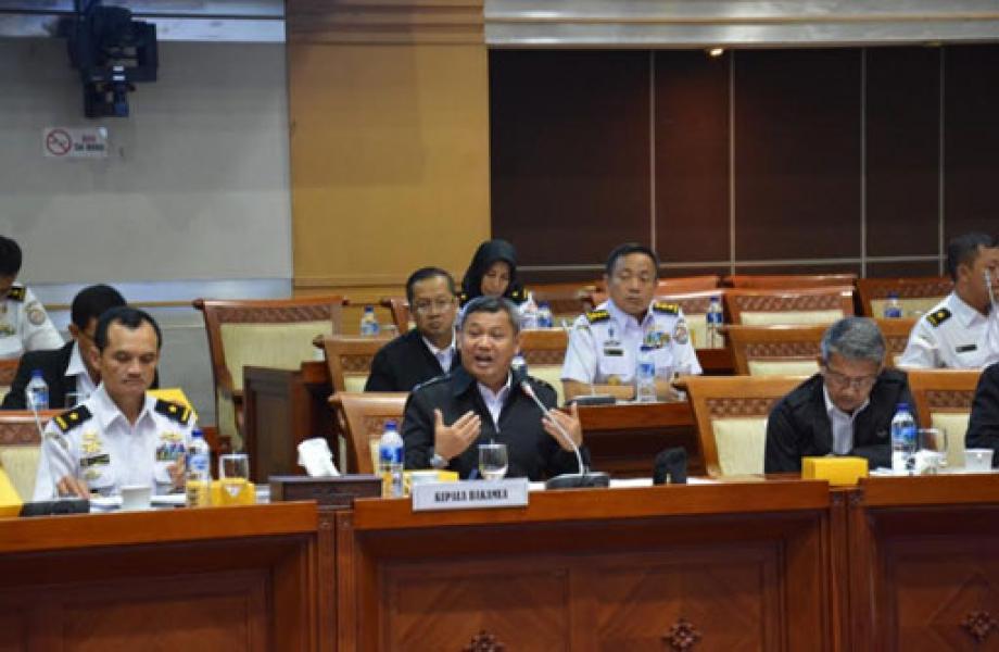 RDP Komisi I, Laksdya Taufiq Beberkan Peran dan Fungsi Bakamla Sebagai Institusi Coast Guard