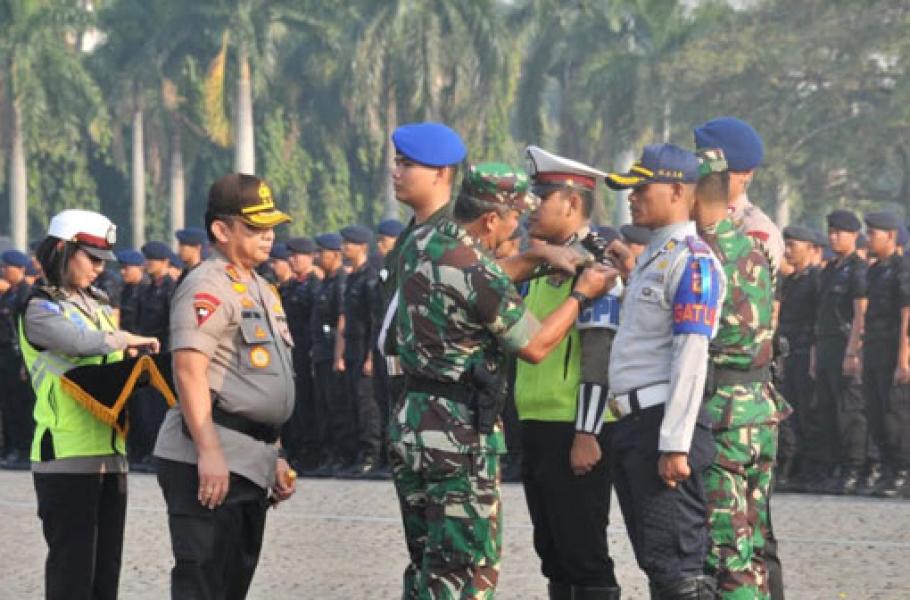 TNI-Polri Gelar Apel Konsolidasi Kesiapan Pengamanan Sidang PHPU