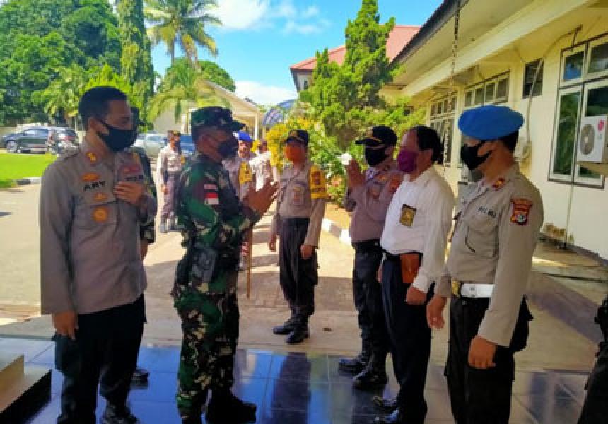 Danrem 174/ATW Bersama Bupati Kunjungi Markas Polres Merauke