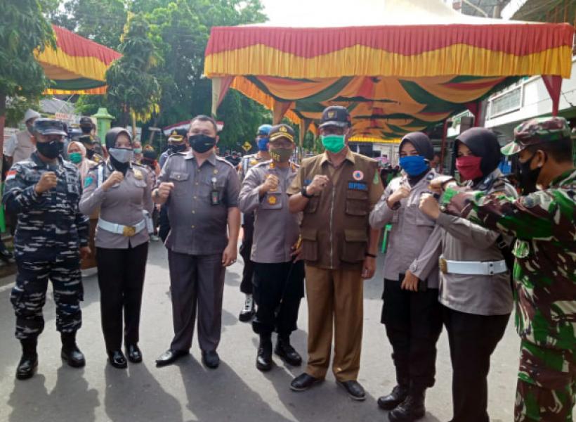 HUT Bhayangkara Ke-74, Bupati Suyatno, Polres dan Diskes Rohil Gelar Rapid Test