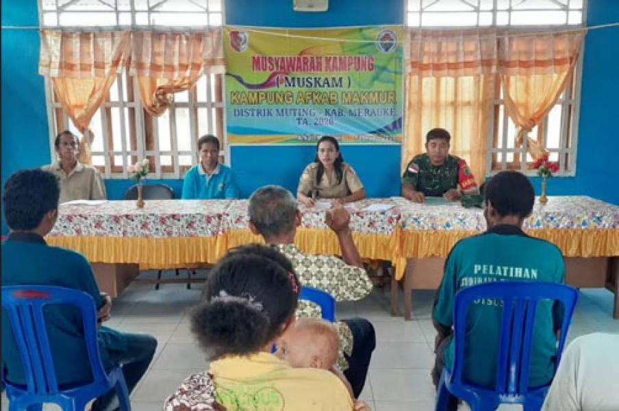 Luar Biasa, Istri Prajurit TNI Jadi Kepala Kampung di Perbatasan RI-PNG