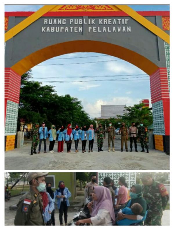 New Normal, Disparpora Pelalawan Tetap Larang Aktifitas PKL di RPK Pangkalan Kerinci 
