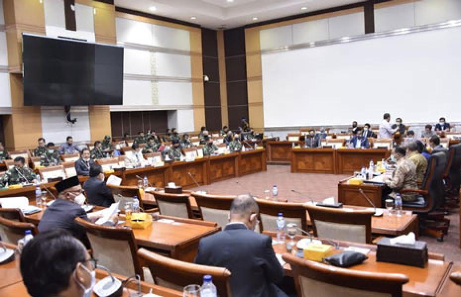 Panglima TNI Rapat Kerja Dengan Komisi I DPR RI