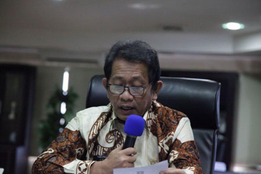 Sekda Riau Buka Webinar Pengembangan Kompetensi ASN Pemprov Riau Di Era New Normal