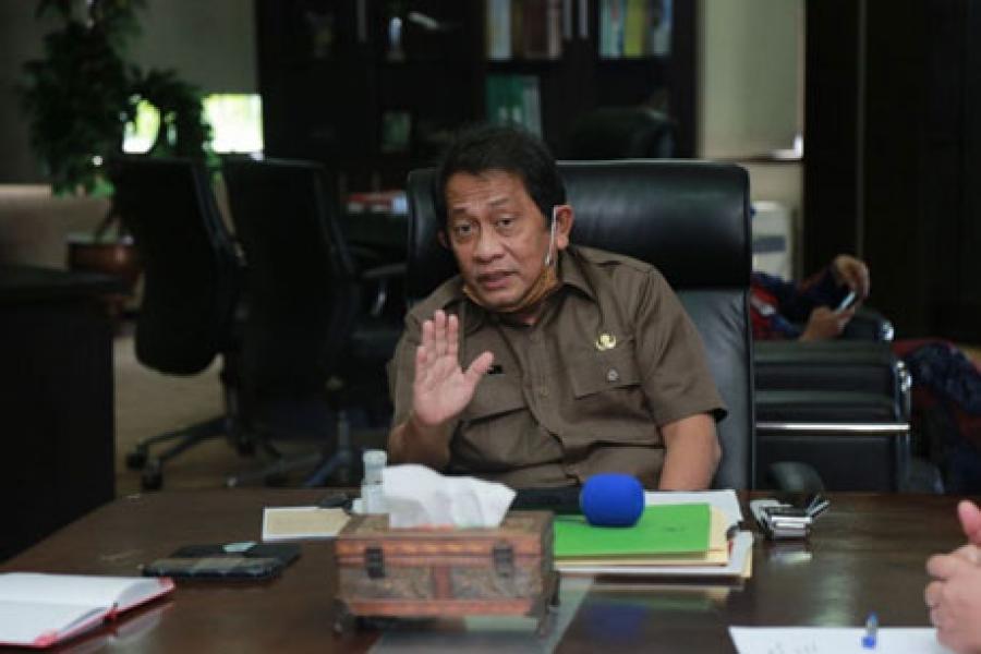 Sekda Riau Paparkan Strategi Pelaksanaan Masyarakat Produktif dan Aman Covid19
